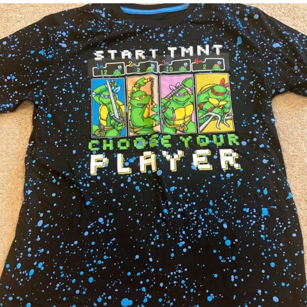 TMNT gamer T-shirt NWOT